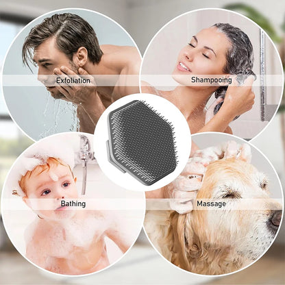 Miniature Face Deep Clean Shave Brush, Silicone Facial Cleaning Scrubber, Massage for Man Face Scrub Brush Cleaning Tool