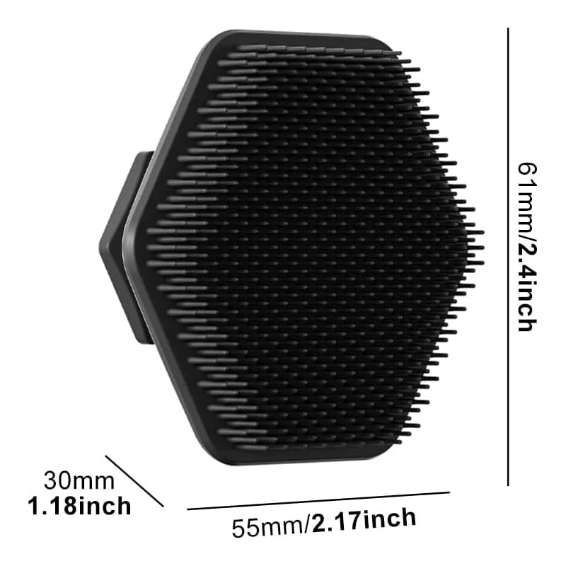 Miniature Face Deep Clean Shave Brush, Silicone Facial Cleaning Scrubber, Massage for Man Face Scrub Brush Cleaning Tool