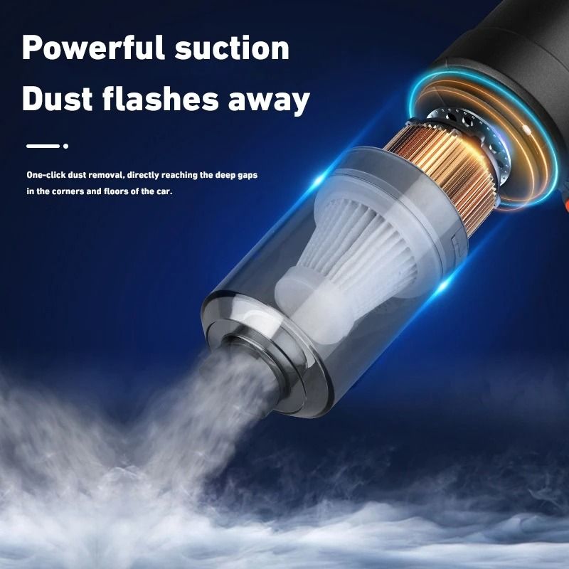 High Power Cordless Car Vacuum Cleaner With 2990000Pa Suction 2