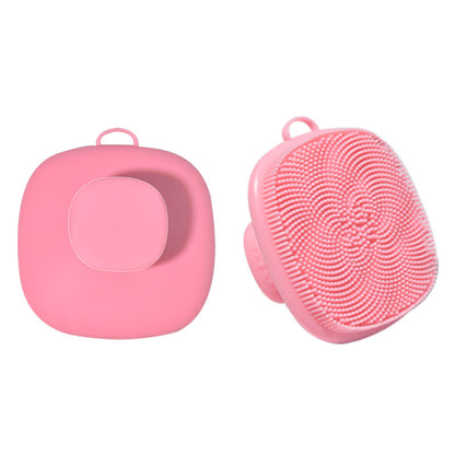 Silicone Face Scrubber Body in 4 Colors, Baby Shower Cleansing Brush, Soft Exfoliating Beard Scrubber for Men