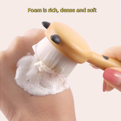 3D Double Silicone Facial Cleansing Brush Soft Bristles Manual Massage Facial Brush Exfoliating Dou 1
