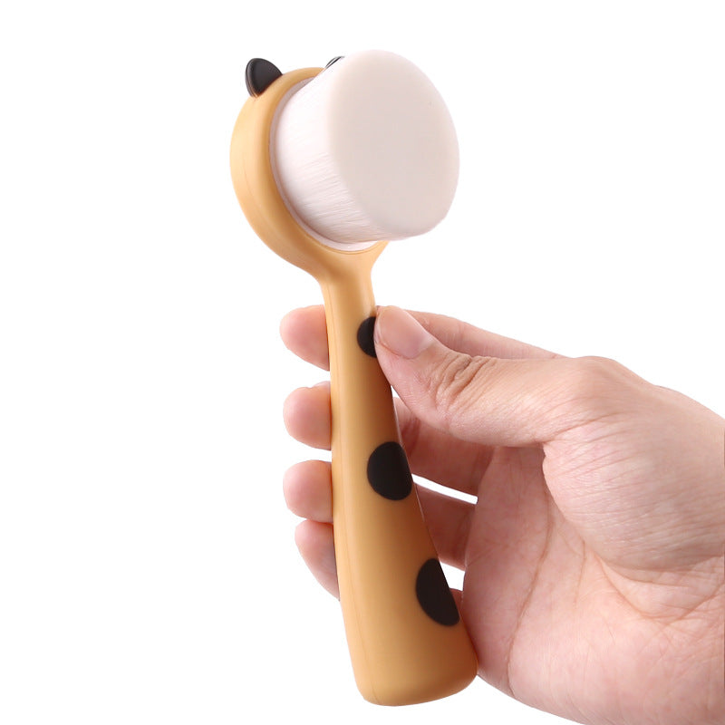 3D Double Silicone Facial Cleansing Brush Soft Bristles Manual Massage Facial Brush Exfoliating Dou 5