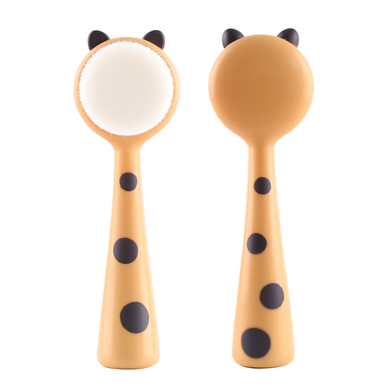 3D Double Silicone Facial Cleansing Brush Soft Bristles Manual Massage Facial Brush Exfoliating Dou 4