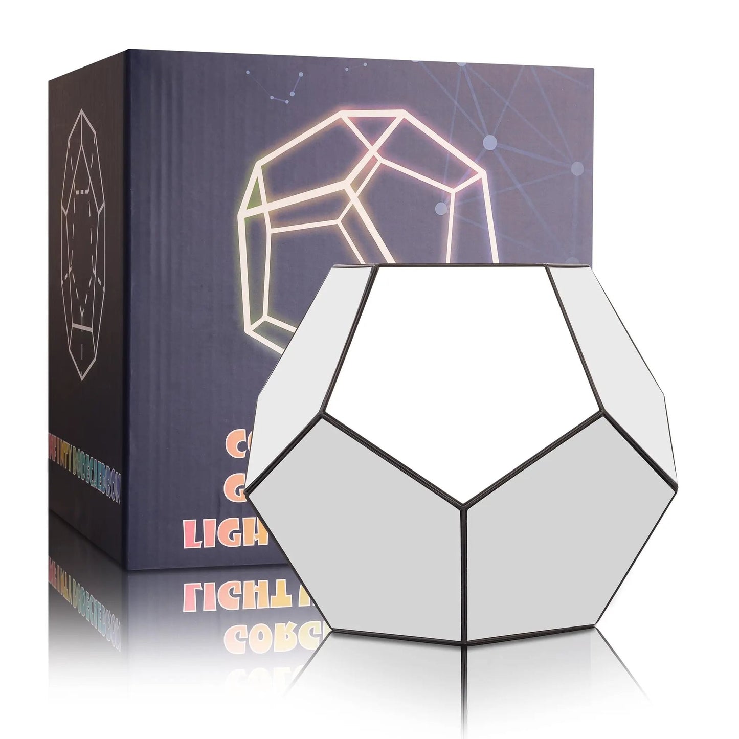 Geometric LED Night Light Infinity Mirror Lamp For Home Decor And Gifts 5