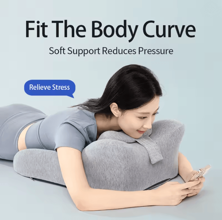 RestEase Prone Sleeping Pillow Multifunctional Bed Cushion 1
