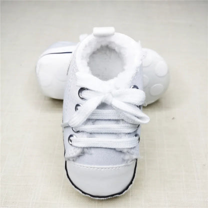 Infant Toddler Baby Canvas Classic Sneakers Newborn Print Star Sports Shoes AntiSlip Boys Girls Fir 4