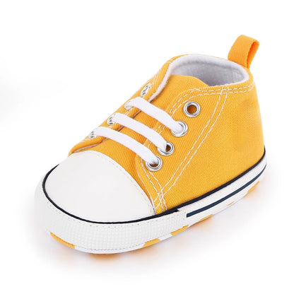 Infant Toddler Baby Canvas Classic Sneakers Newborn Print Star Sports Shoes AntiSlip Boys Girls Fir 6
