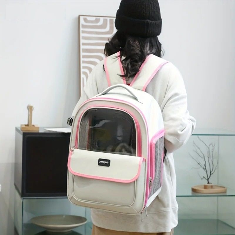 Transparent Capsule Pet Backpack Carrier 2