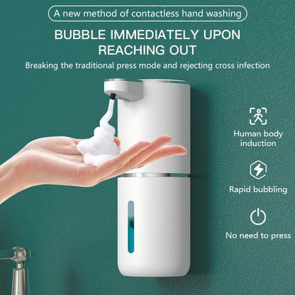 Touchless Foaming Soap Dispenser USB Rechargeable with Adjustable Volume
