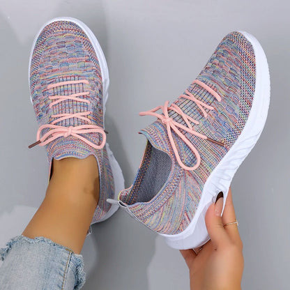 Womens Summer Breathable Mesh Casual Sneakers