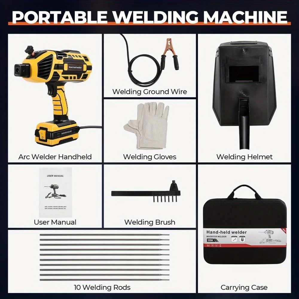 Portable Handheld Welding Machine With IGBT Inverter Technology 5