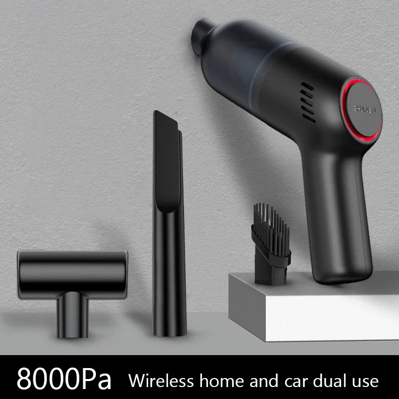 Wireless Portable Car Vacuum Cleaner for Machine Home, 8000Pa Strong Suction Appliance, Handheld Car Cleaning Products