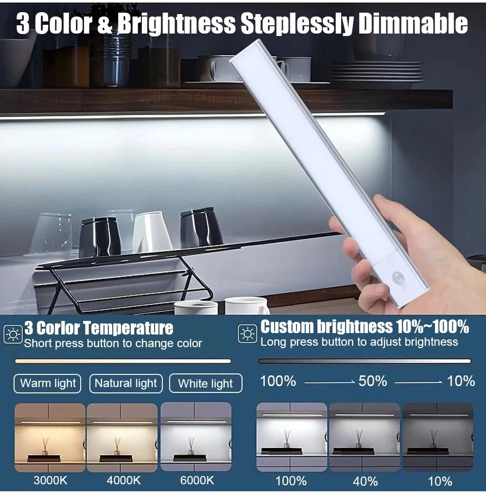 LED Motion Sensor Cabinet And Closet Lights 2