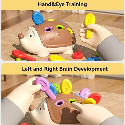 Montessori Baby Hedgehog Toy Fine Motor Skills Sensory Toys For Toddlers Educational Learning Toys  2