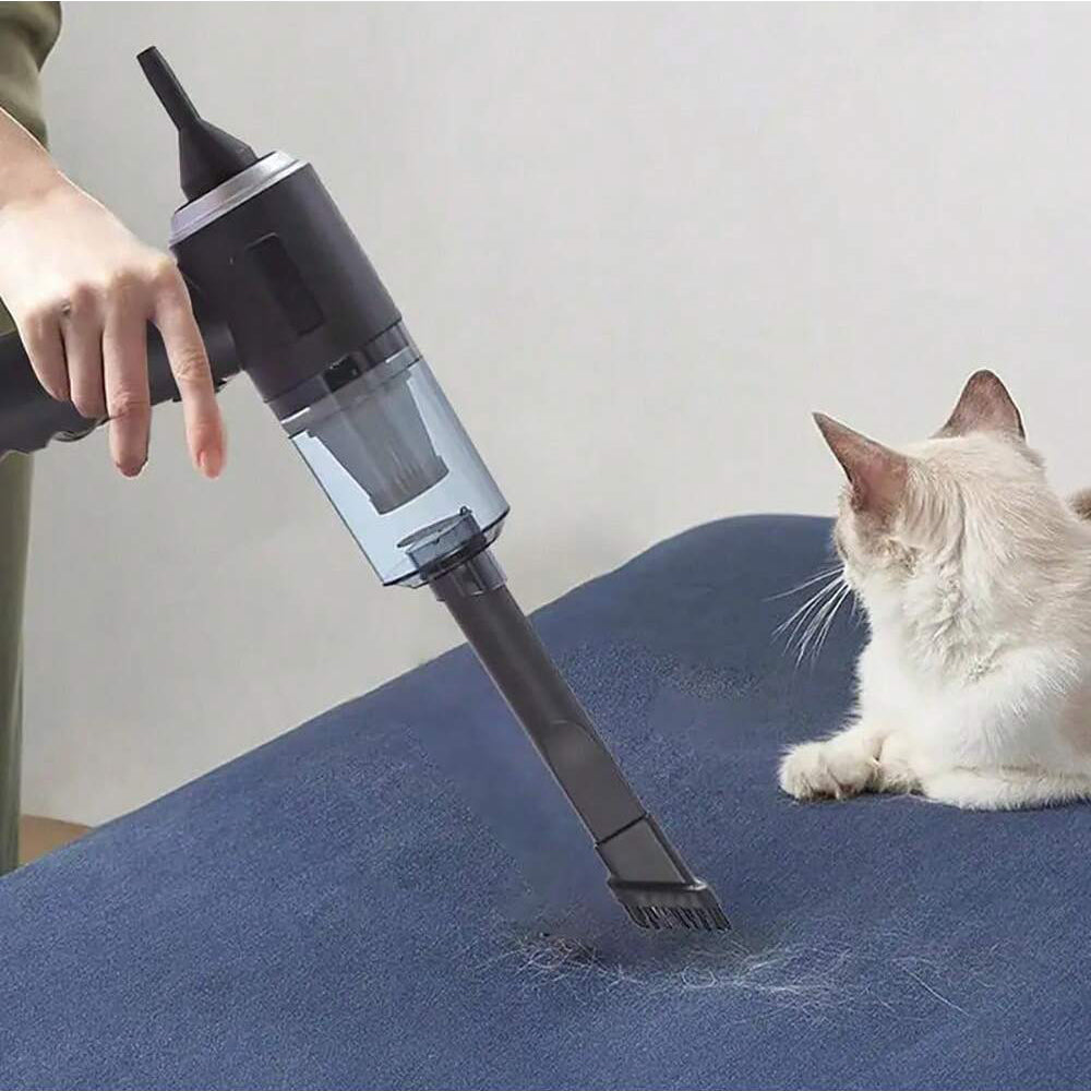 1pc Wireless Vacuum Cleaner for Home and Car, Dual Use, 120W High Power Powerful Vacuum Cleaner Black, Cordless Handheld
