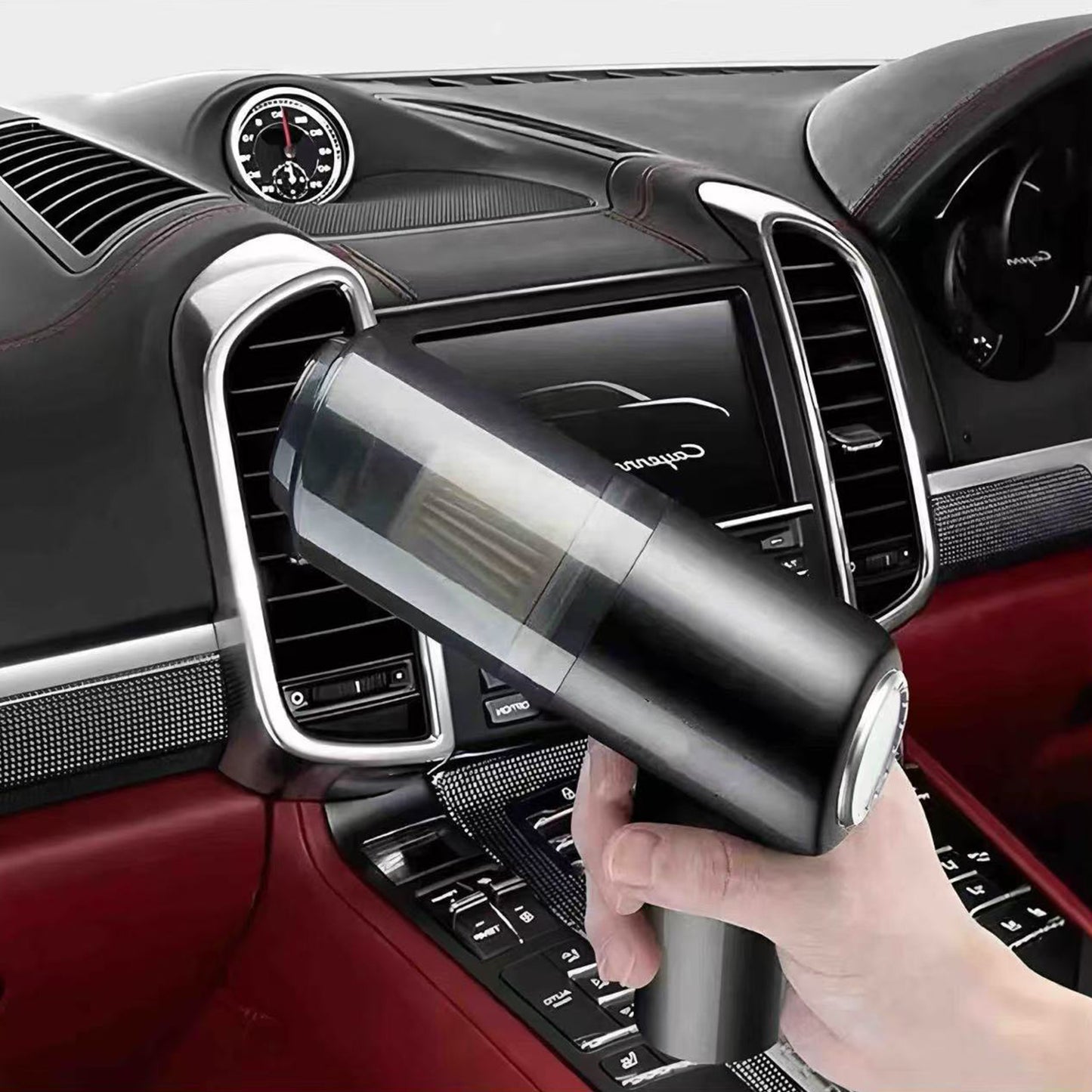 Combination Vacuum Cleaner USB Charging Small Car Household Vacuum Cleaner Fully Automatic High Pow 4