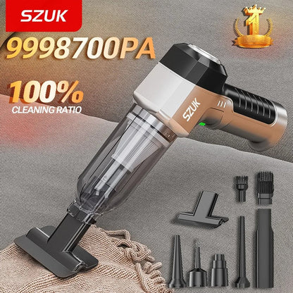 High Power Cordless Car Vacuum Cleaner with 9998700Pa Suction