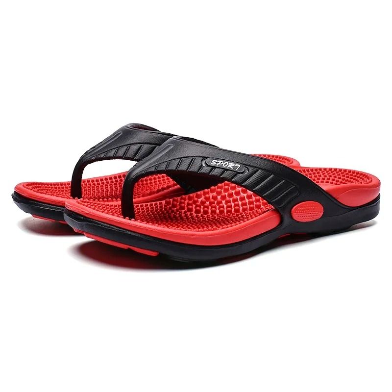 Mens Massage Flip Flops With Breathable Sole And Big Size Options 1