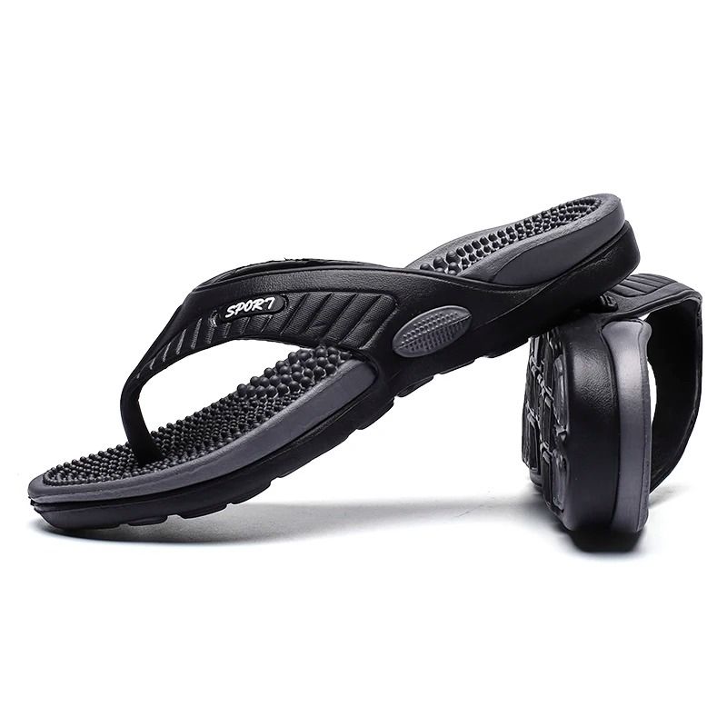 Mens Massage Flip Flops With Breathable Sole And Big Size Options 5