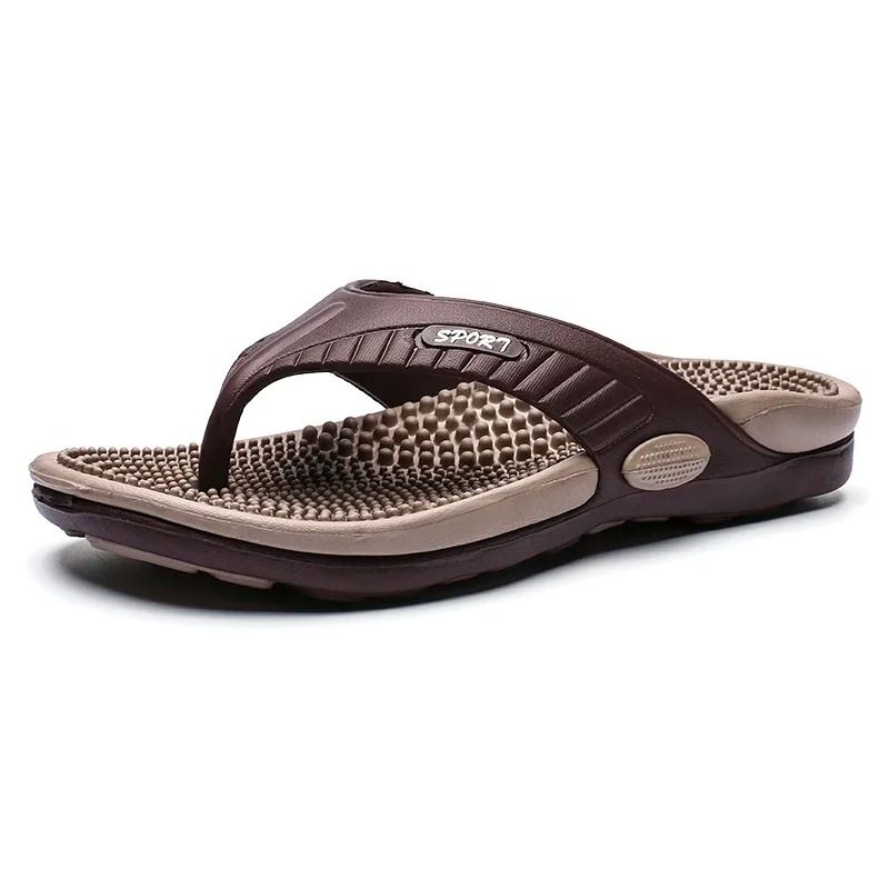 Mens Massage Flip Flops With Breathable Sole And Big Size Options 8
