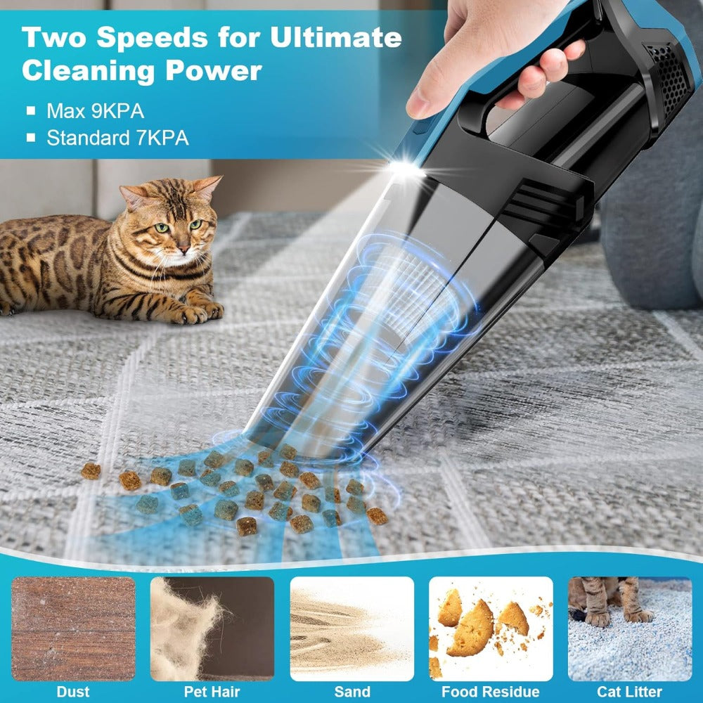 Portable Handheld Vacuum Cordless Car Vacuum High Power Suction Lite Rechargeable Hand Held Vacuum  1