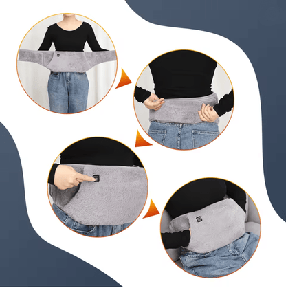 ThermaEase Electric Heating Pad Belt With USB Recharge And Graphene Warmth 2