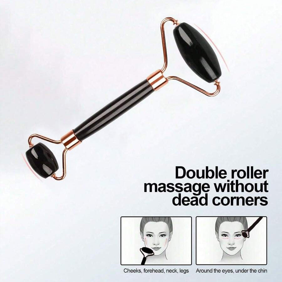 Facial Roller GuaSha Face Tool Set Ice Face Roller Facial Skincare Ice Roller Kit For Cooling Massa