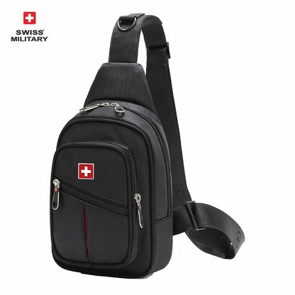 Mens Waterproof Sling Bag  Durable Oxford Chest Pack With Adjustable Strap And Multiple Compartment 1