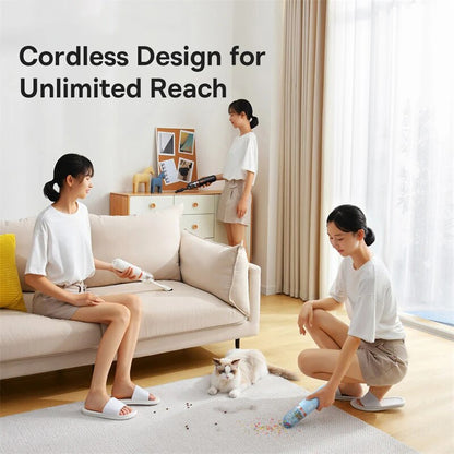 Baseus Car Vacuum Cleaner Mini Handheld, Auto Vacuum Cleaner Powerful Suction, Blow and Vacuum 2 in 1 for Car Home