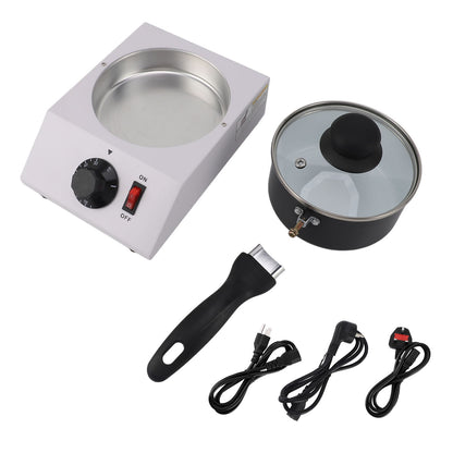 Chocolate Melting Machine Single Pot, 30-85C Manual Control, Non Stick Chocolate Melter for Coffee Butter Wine Milk