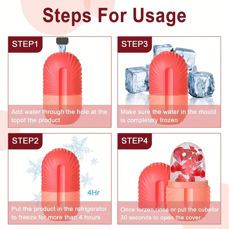 Premium Ice Facial Roller Skin Care Beauty Lifting Contouring Tools Ice Cube Trays  Ice Globe Balls 4