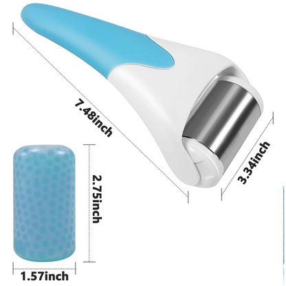 Stainless Steel Skin Cool Ice Roller Massager Relaxation Facial Massage Tool  Beauty Lifting Facial 5