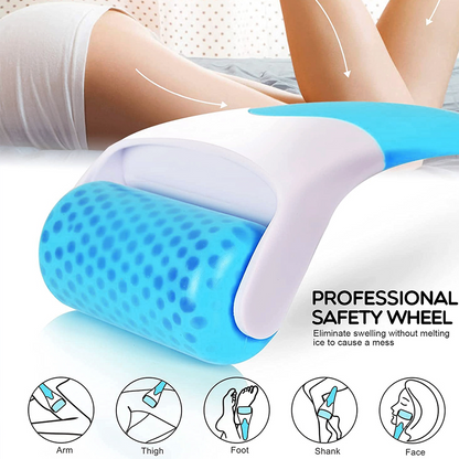 Stainless Steel Skin Cool Ice Roller Massager Relaxation Facial Massage Tool  Beauty Lifting Facial 2