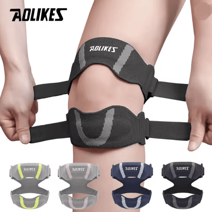 AOLIKES Adjustable Patella Knee Support Strap for Pain Relief and Sports