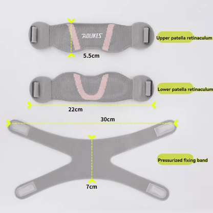 AOLIKES Adjustable Patella Knee Support Strap For Pain Relief And Sports 1