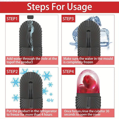 Reusable Ice Face Roller Mold Facial Massage  Eye Beauty Tool For Shrinking Pores Reducing Puffines 5