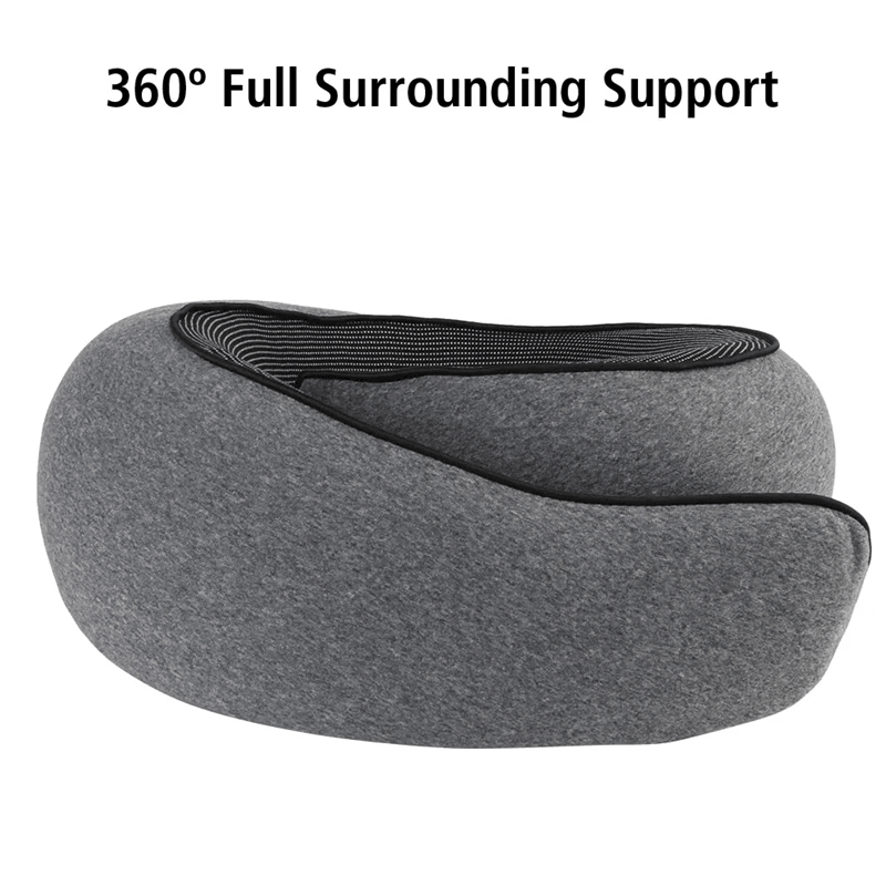 TravelEase Memory Foam U Shaped Neck Pillow for Sleep and Support