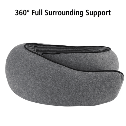 TravelEase Memory Foam U Shaped Neck Pillow for Sleep and Support