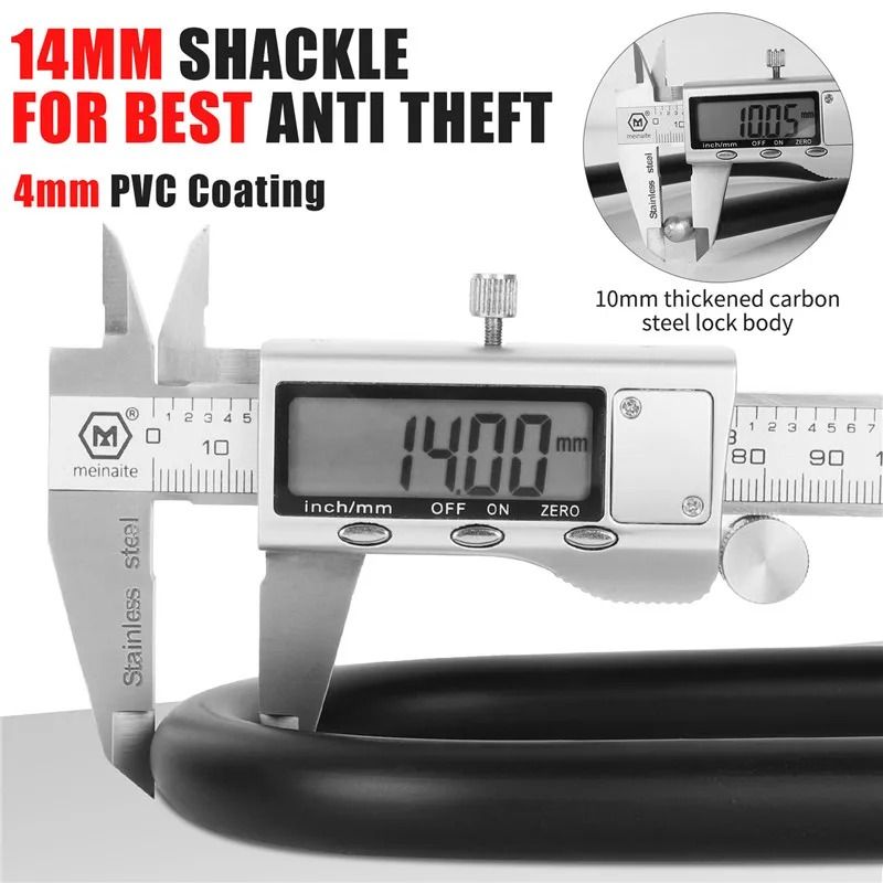 Bicycle U Lock Anti Theft Steel Security Lock For MTB And Road Bikes 2