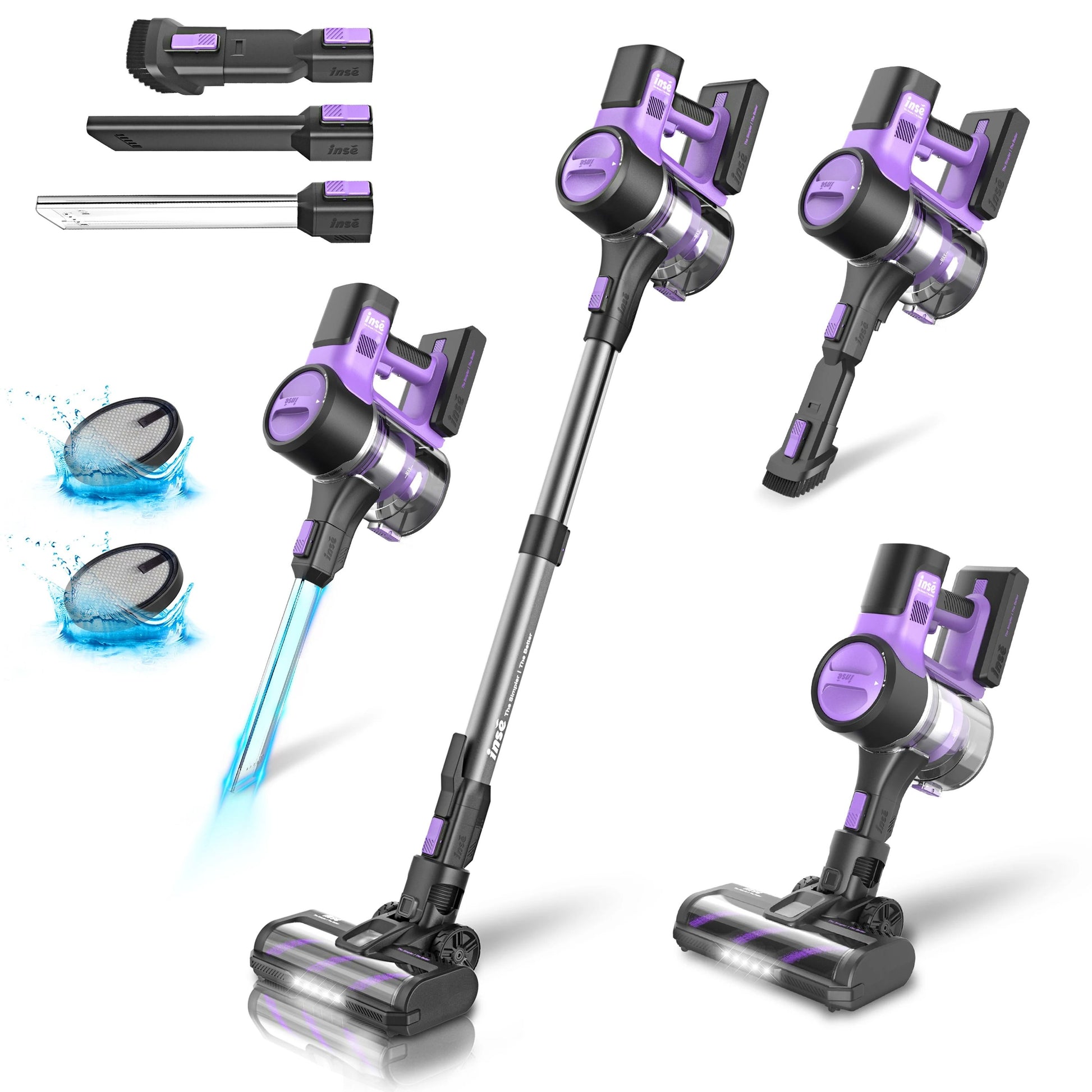 Cordless Stick Vacuum Cleaner 6 In 1 With 45Kpa Powerful Suction And 50 Min Runtime 1