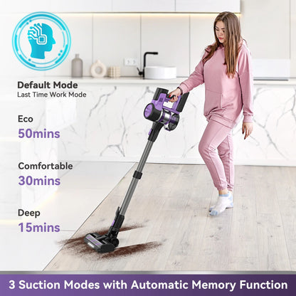 Cordless Stick Vacuum Cleaner 6 In 1 With 45Kpa Powerful Suction And 50 Min Runtime 2