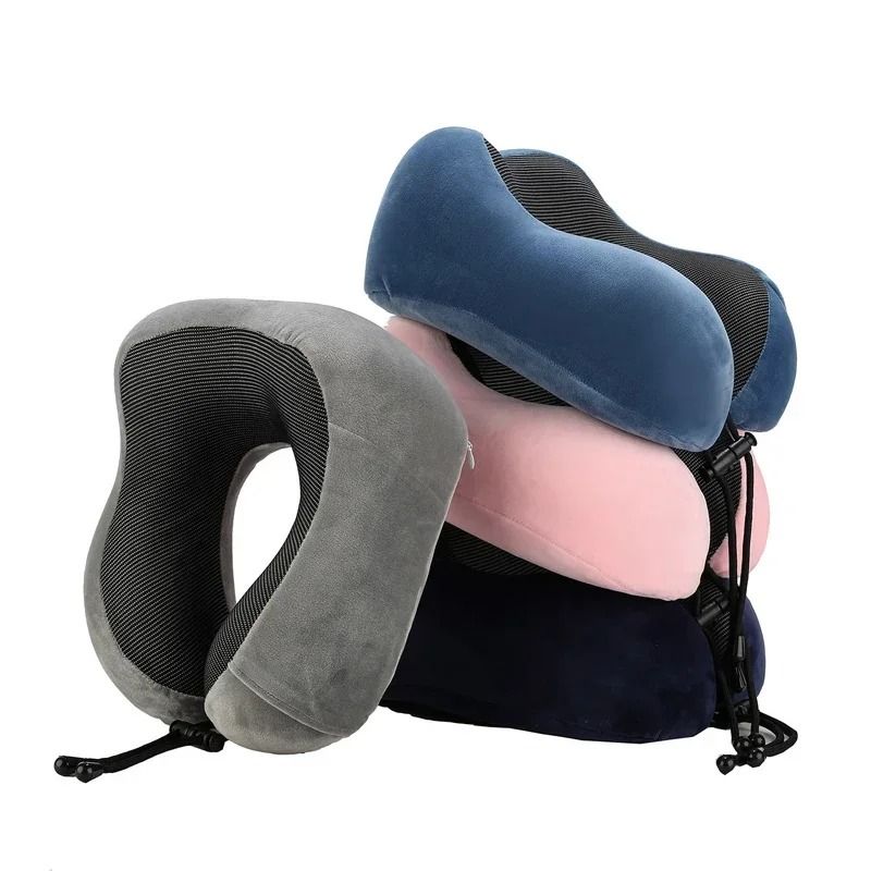 U Shaped Memory Foam Travel Neck Pillow For Sleeping And Airplane Use 2