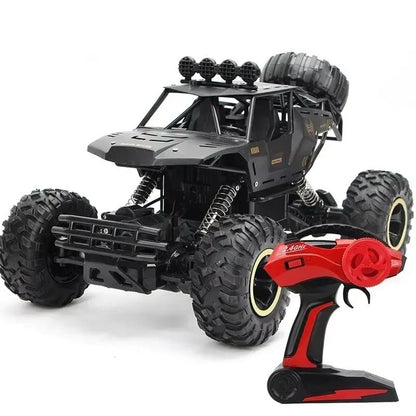 RC Off Road Monster Truck 4WD With LED Lights 24GHz Remote Control Car 6