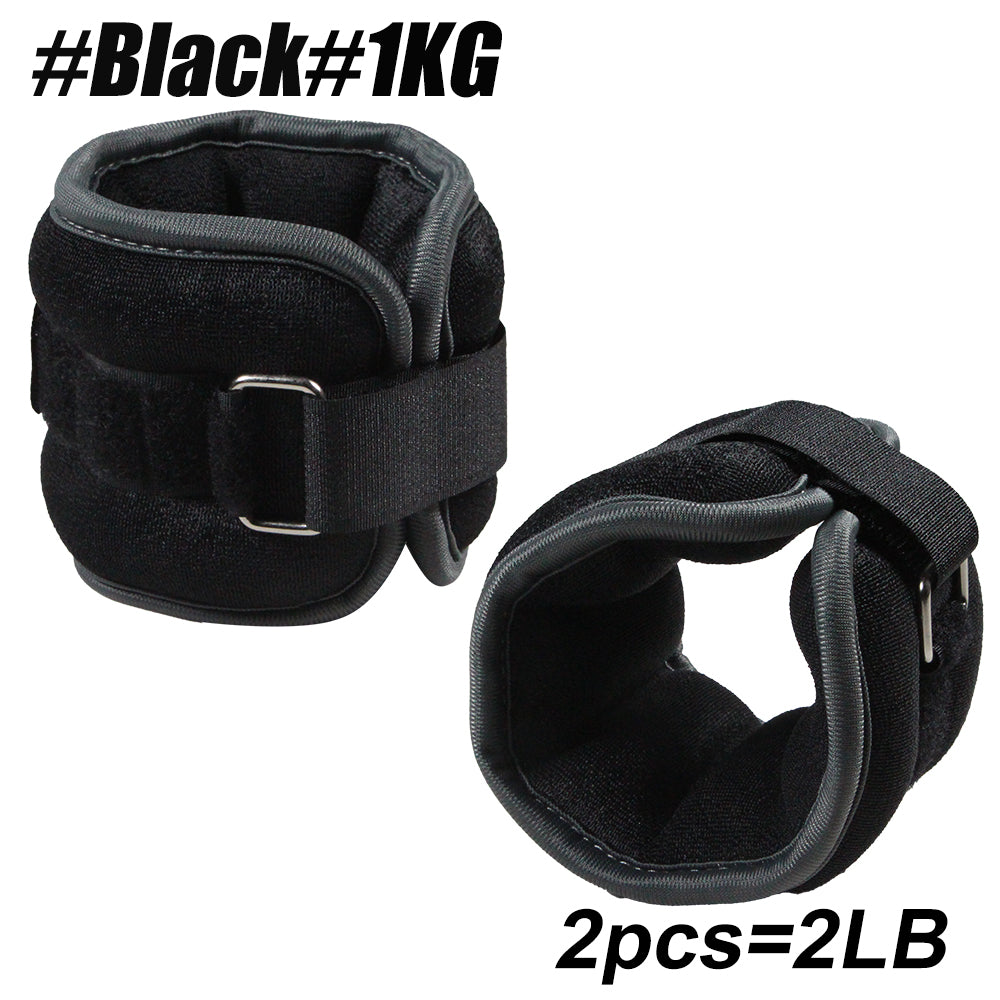 Neoprene Adjustable Ankle & Wrist Weights, Comfortable Leg Arm Straps for Fitness, Yoga, Running & Home Training