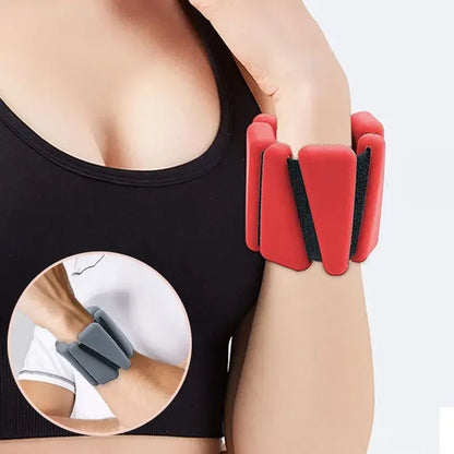 Wrist Weights Yoga Fitness Exercise Triangle Silicone Adjustable Ankle Wrist Protector Weight Bracele Jogging Wristband