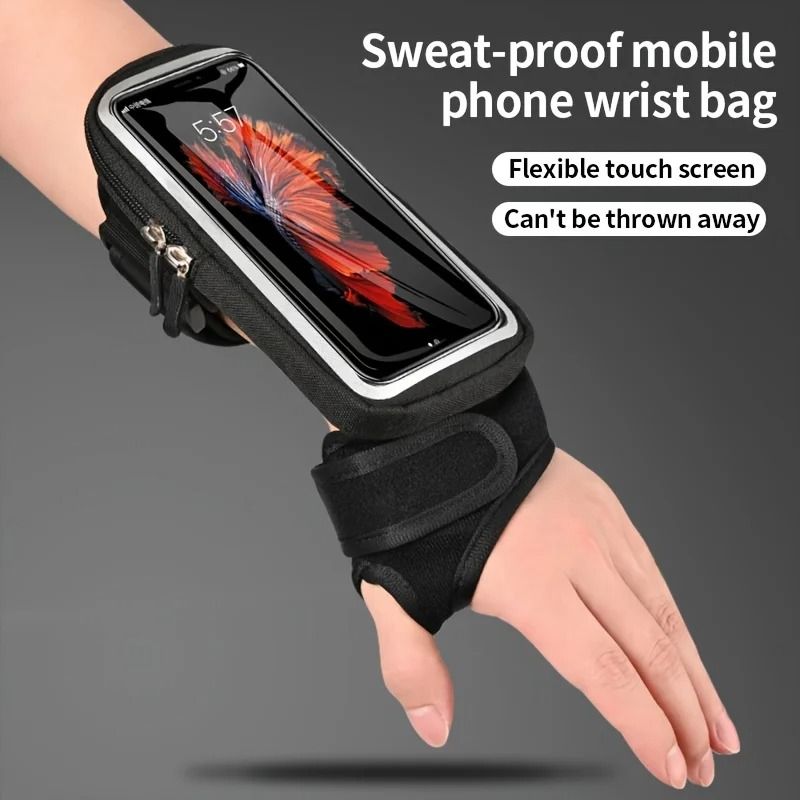 Outdoor Touch Screen Running Bag Armband Wrist Pouch for iPhone Samsung and Fitness Sports