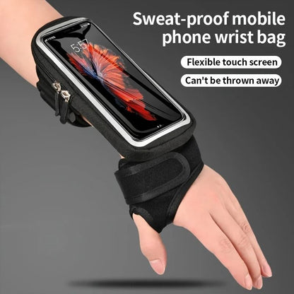 Outdoor Touch Screen Running Bag Armband Wrist Pouch for iPhone Samsung and Fitness Sports