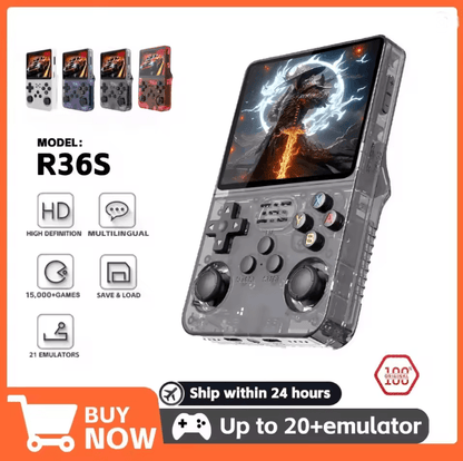 R36S Retro Handheld Game Console with Linux System and IPS Screen