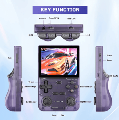 KINHANK K36 Retro Handheld Game Console With IPS Screen And 16000 Games 3