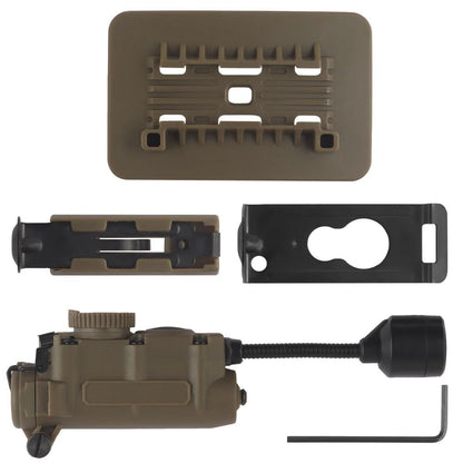 Tactical Helmet Lamp Multi Color LED Strobe Light With Red Green Blue White And IR Modes 5